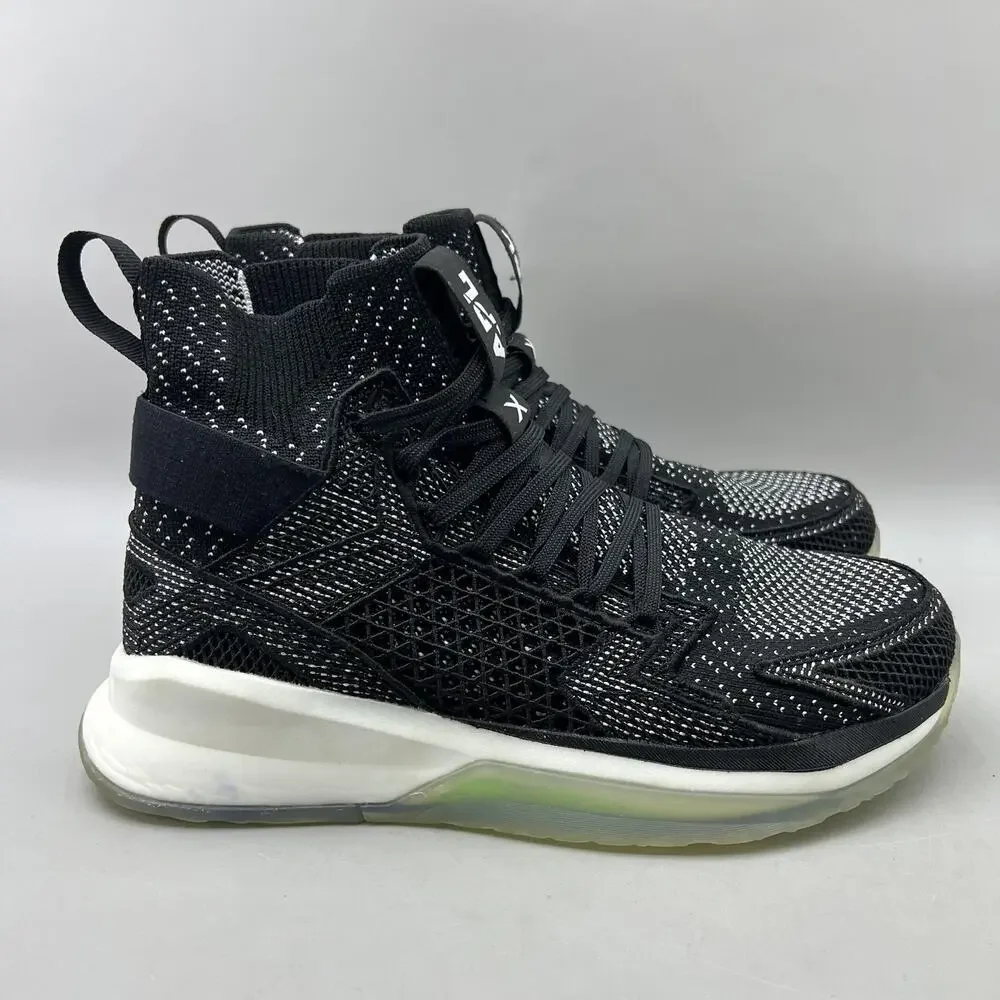 APL Concept X Basketball Shoes Women Size 7 Black White High Top Comfort Sneaker
